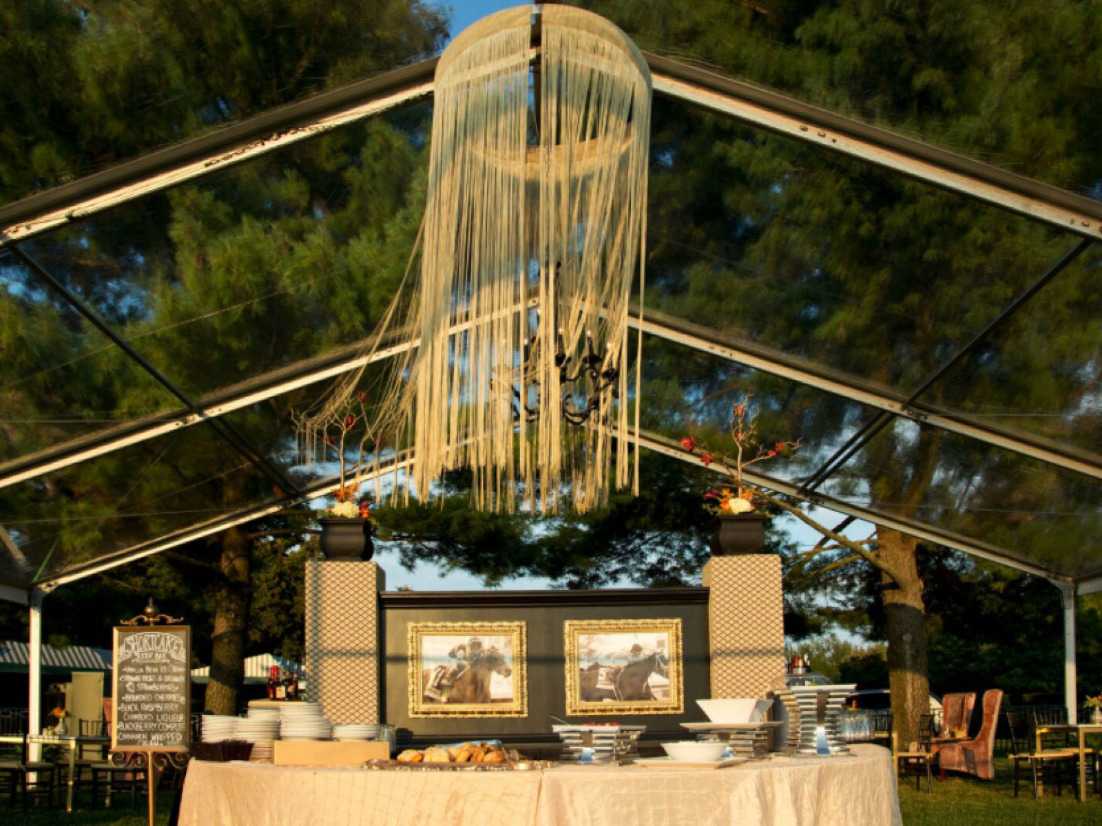 Tent on Racinginsider Club lawn